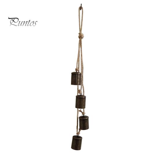 

Металлические подвесные колокольчики в стиле ретро, ​​декоративная подвеска с ремешком, колокольчики, подвесное украшение для сада B