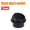 75mm/60mm Parking Heater Air Outlet Ventilation Pipe Connector Suitable For 2KW/5-8KW Diesel Heater Hot Air Outlet Accessories