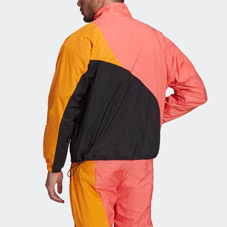 Adidas Originals ADICLOOR Jackets Men's Orange Stand Collar Moderate Other HC4500