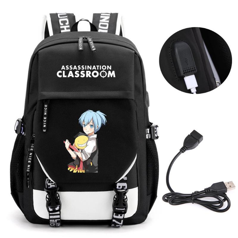 Animation Assassination Classroom Peripheral Large Capacity Backpack Backpack Elementary And Secondary School Student School Bag Computer Bag
