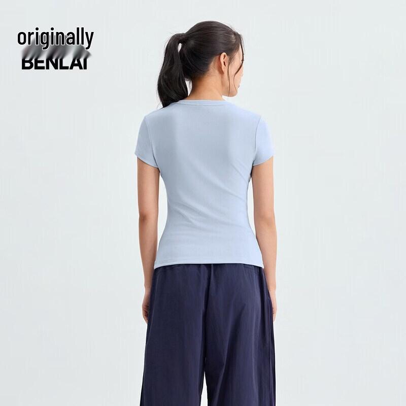 BENLAI Women's Cool-Touch Slim-Fit Short-Sleeve T-Shirt