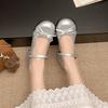 Fashion All-Match Shoes Woman Flats Oxfords Round Toe Dress Comfortable New Leather Summer Spring Mary Janes Shoes Woman Comfortable And