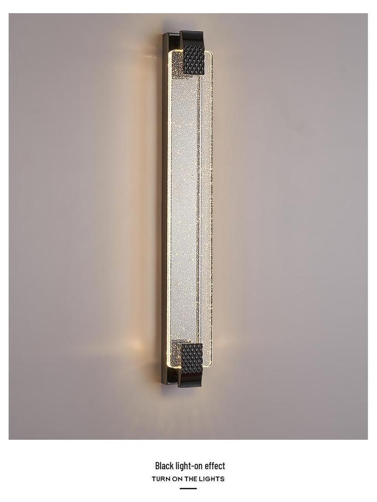 Postmodern Crystal Wall Lamp: Elegant Lighting for Living Rooms, Entrances, Aisles, Stairways, and Bedside Décor