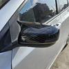 For Honda City 2009-2013 Car Sticker Rearview Side Mirror Cover Wing Cap Exterior Door Rear View Case Trim Carbon Fiber Look ABS
