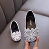 Autumn New Style Ladylike Baby Girl Children's Princess Rhinestone Single Shoes Leather Shoes Dance Performance Shoes