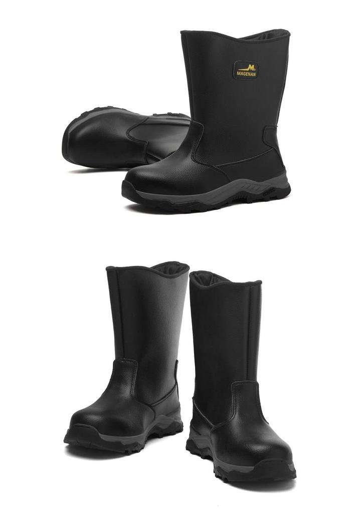 Unisex Steel Toe Safety Boots: Anti-smash, Anti-puncture, Water-repellent, Anti-scald, Ideal for Oilfield & Welding Work