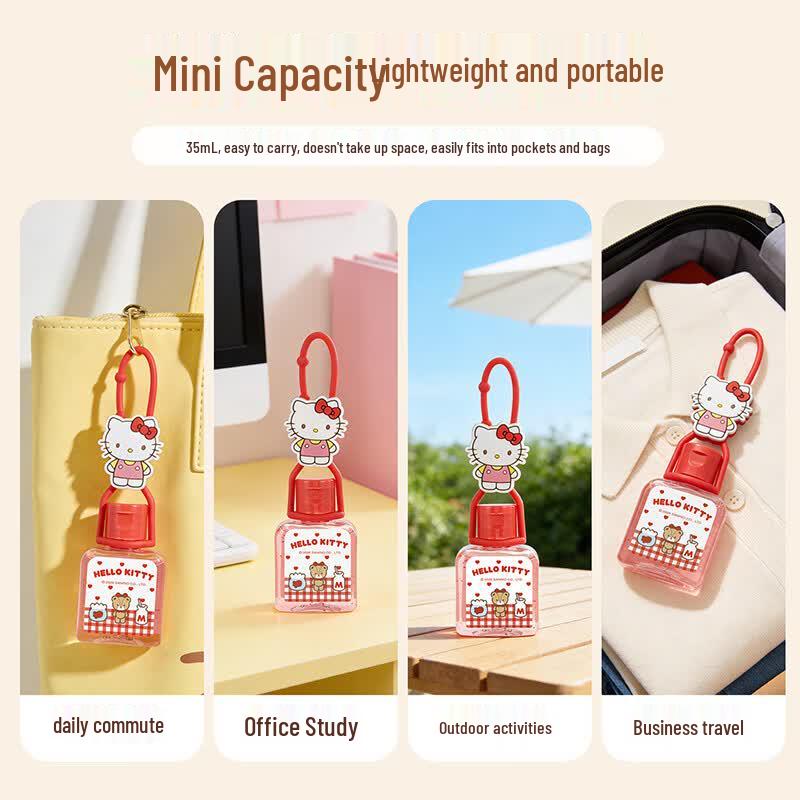 MINISO Hello Kitty Apple Scent Portable Hand Sanitizer Gel