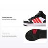 Hoops Mid J Black White Vivid Red Kids Sneakers Cloud-White Core-Black HR0227