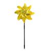 10 Pieces Patio Courtyard Reflective Ground Mounted Windmill Backyard Orchard Decorative Wind Spinner Decoration