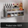 Yunshuang Kitchen Wall Spice Organizer with 5 Jars