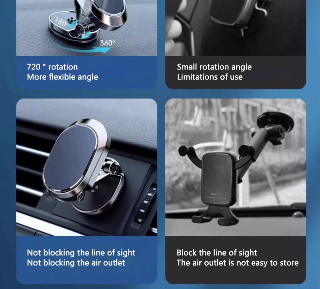 Magnetic Car Holder Mobile Phone Bracket Mount Strong Magnet Support For Mercedes Benz AMG W203 W204 W211 W212 W213 W218 W210