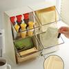 Teebeutel Organizer 2 Lagen Transparent Barzubehör Staubdicht Kaffeepadhalter für Zuckerbeutel Kapsel