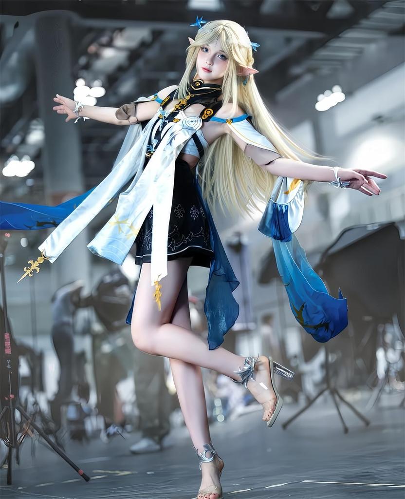 [NOKIJP] Narushio Cosplay Cartesia Cosplay Disfraz Cartesia Meichou Wuthering Waves Meichou Juego Popular Disfraz Sesión de Fotos Cosplay (Cartesia, M)
