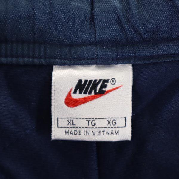 NIKE 90s 00s White Tag Old Cotton filling Long pants XL Blue Sports Men's Used