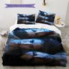 The Vampire Diaries Pattern Bedding Home Decoration Birthday Gift (1 * Duvet Cover + 2 * Pillowcase, Without Core)