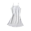 Spring and Autumn Ice Silk Pajamas Women's Summer Thin Sexy Pajamas Loose Simulation Silk Suspender Vest Skirt