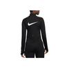 Nike Sports Casual Raglan Long Sleeve Stand Collar Sweatshirt Women Sweatshirt Black HV2843-010