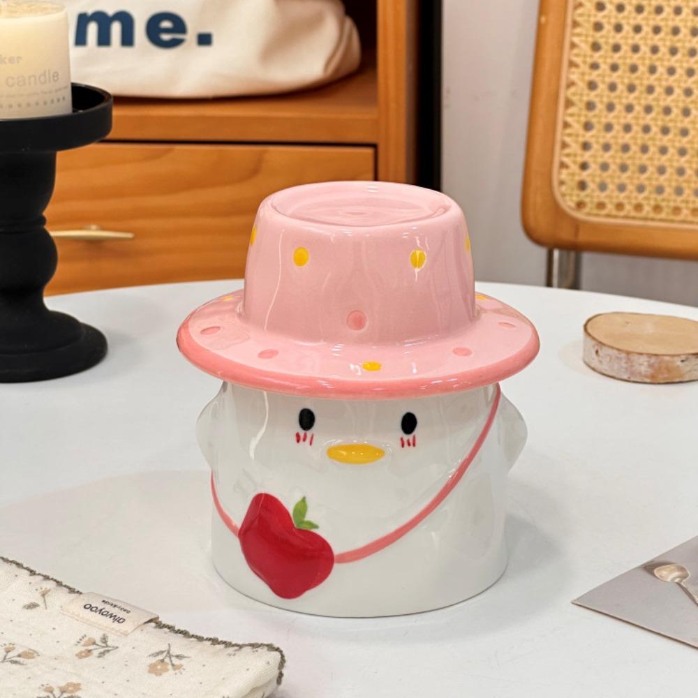 Give Girls Birthday Gifts Ins Cute Cartoon Duckling Ceramic Mugs Children's Girlfriends Practical Souvenirs