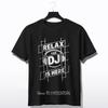 DJ In Progress Cotton Tshirt Casual Geometric Print Oversized T-shirt - Perfect For Summer Outdoor Unisex Tops TeesunisexClothing