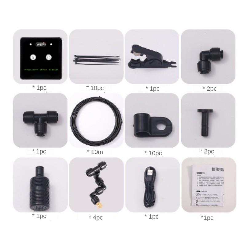 WiFi Control Automatic Mist Rainforest Timing Spray System Kit Irrigation Timer Reptile Humidifier Rainforest Sprayer