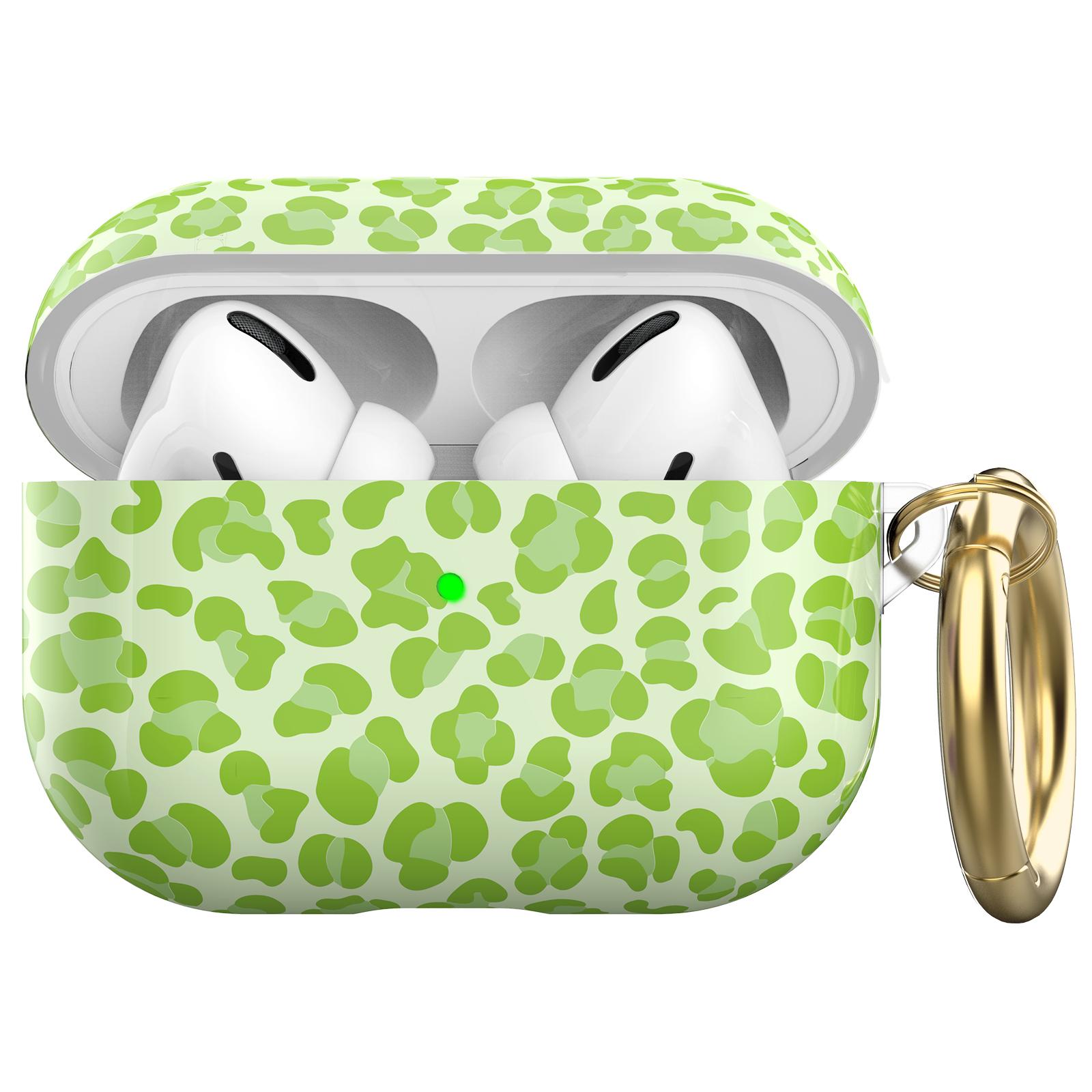 

AHASTYLE PT-LC142LD Для чохла AirPods Pro 2 IMD З леопардовим принтом ТПУ Навушники Чохол з карабіном E