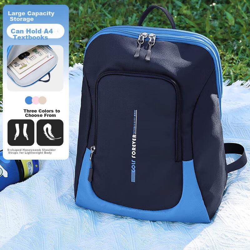 GOLF Backpack for Children's Outdoor Travel, Suitable for Boys And Girls Aged 3-9 Lightweight Sports