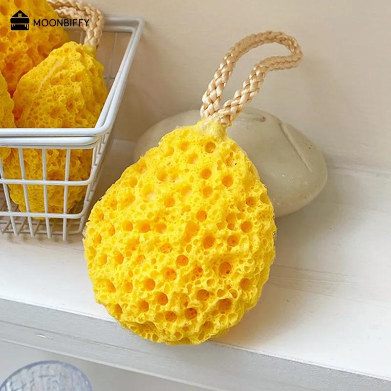 

Honeycomb Bath Ball Natural Sea Wool Replacement Dead Skin Remover Cleaning Foam Washing Massager Pouf Shower Exfoliating Sponge