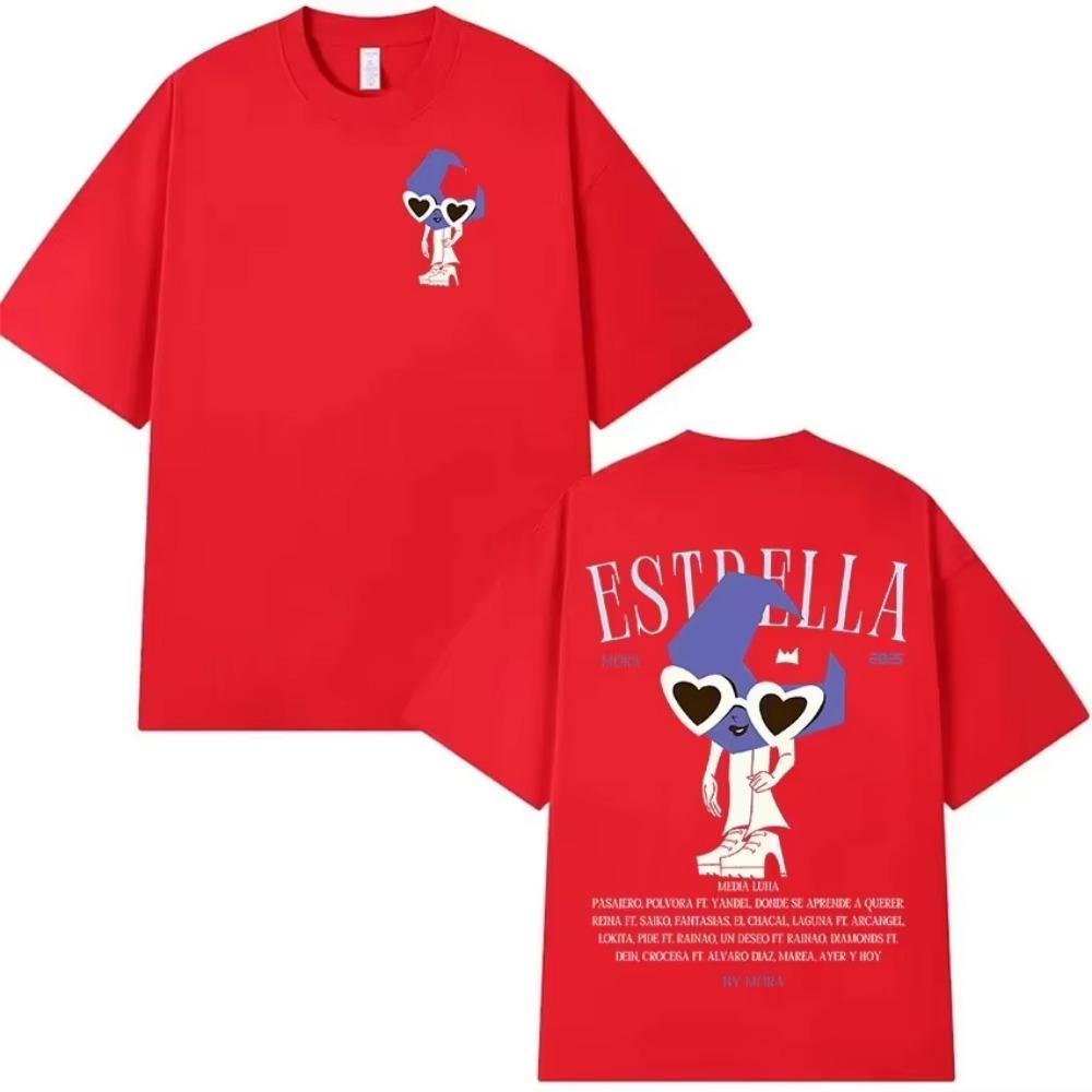 Rapper MORA Album 2025 Merch Graphic T Shirt Men's Clothing Casual Oversized T Shirts Unisex Fashion High Quality  T-shirt