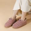 Fashion 2025 Winter Warm Shoes For Woman Men Soft Plush Anti-slip Couples Indoor Home Floor Slippers Solid Color Mum Dad Footwear