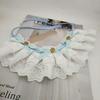 Korean Bowknot Lace Collar for Pets - Dog & Cat Scarf Accessory