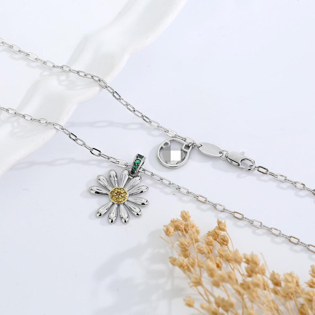 GD Star Style Kwon Ji-yong Limited Daisy Necklace [High Version] Unisex Diamond Pendant Chain