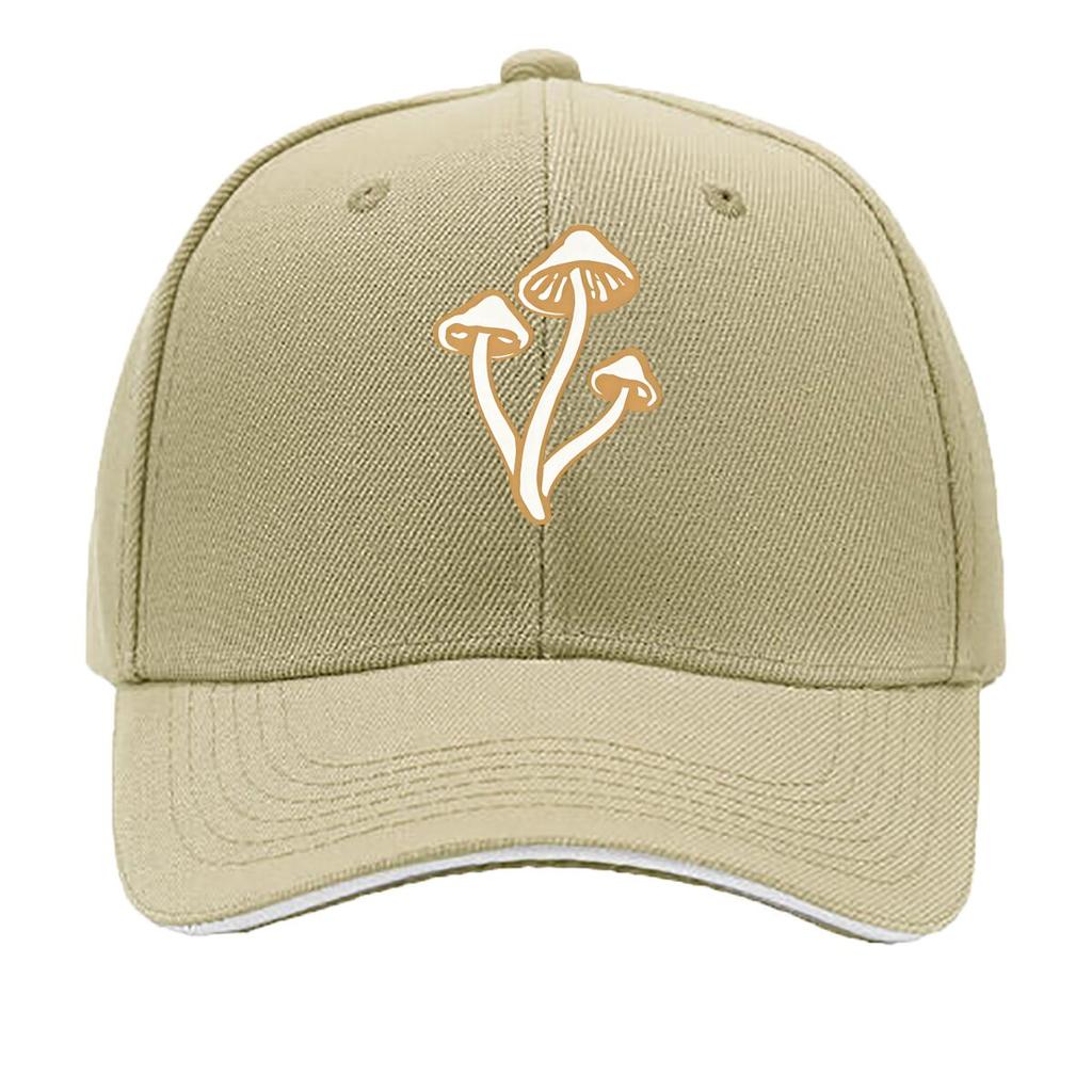 Breathable Mushroom Baseball Cap Adjustable Golf Hat for Unisex and Women YK Couple Dad Hats Unisex S Sandwich Baseball Cap