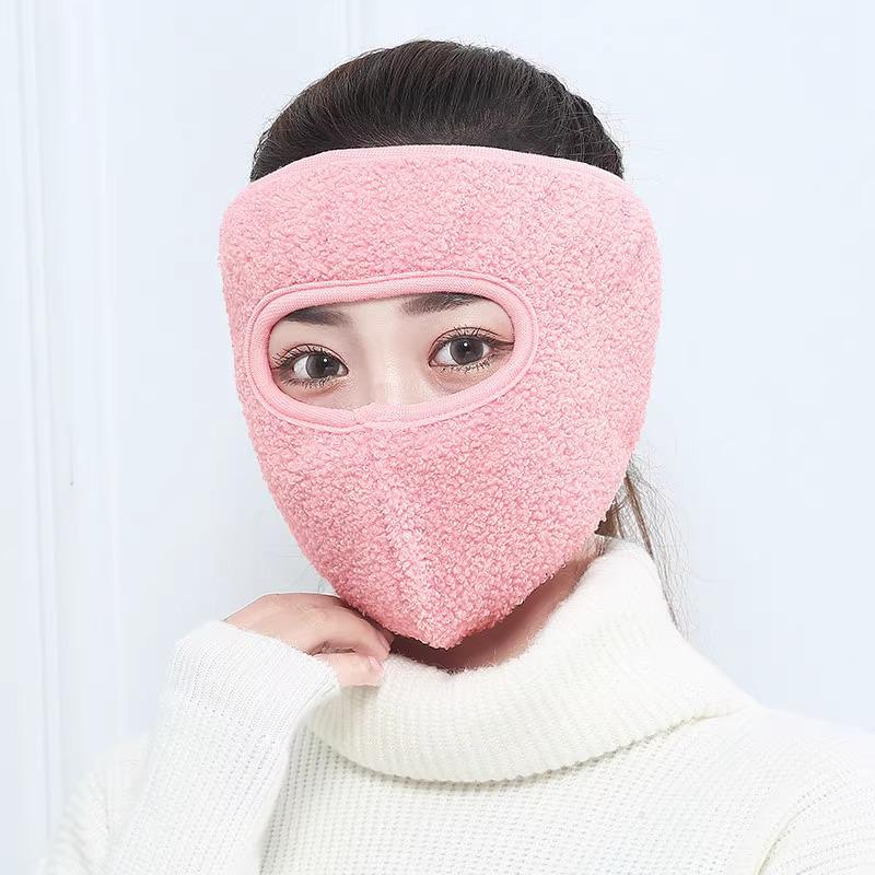 Winddichte & Staubdichte Kaltwetter-Fahrrad-Vollgesichtsmaske mit Ohren- und Nackenschutz