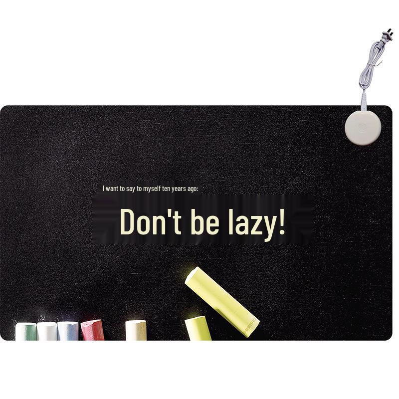 Dual-Use Heated Desk Mat: Wide Voltage Mouse Pad & Writing Surface