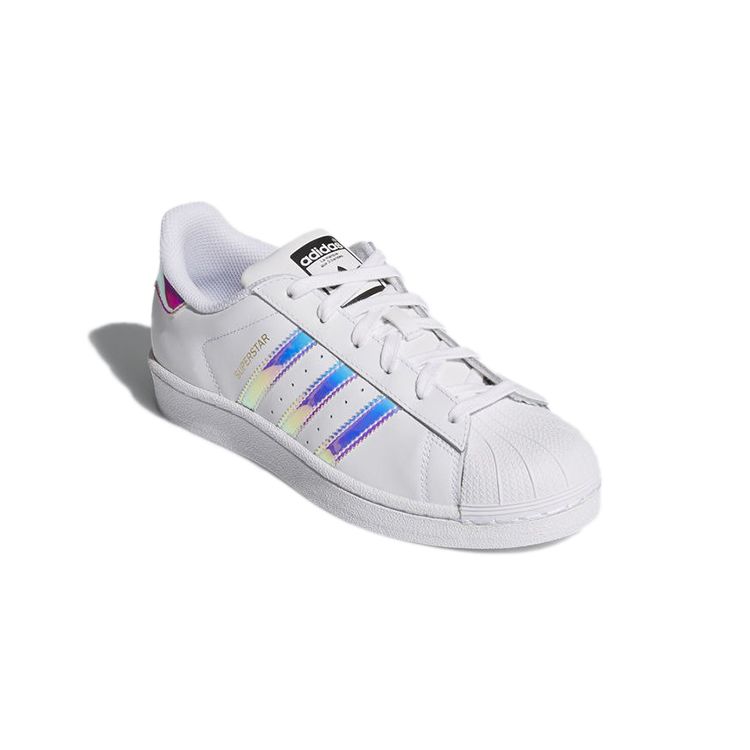 Adidas Originals Superstar Cf Comfortable Low-Top Skate Shoes White Laser Kids Sneakers AQ6279