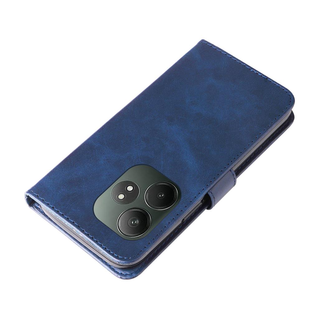 For Realme GT 6 5G/GT Neo6 SE 5G Case Calf Texture Leather Cover with Zipper Wallet