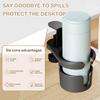 Rotating Desk Cup Holder Coffee Mug Holder 3 Adjustable Height Drinking Bottle Holder Water Bottle Stand for Tea Coffee Drinks