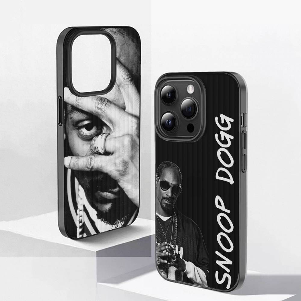 S-Snoop Singer Dogg Phone Case For IPhone 11 12 13 14 15 16 17 Pro Max PLUS Pro Wave Corrugated Silicone Case