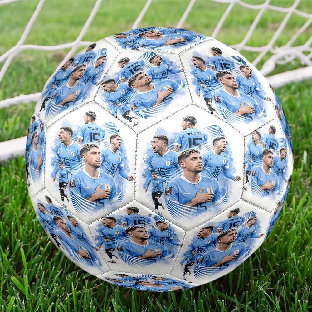 1pc Uruguay Football Team Size 5 Football Soccer Balls, Competition Sport Football Indoor And Outdoor Training Ball.Q702023 Size 5