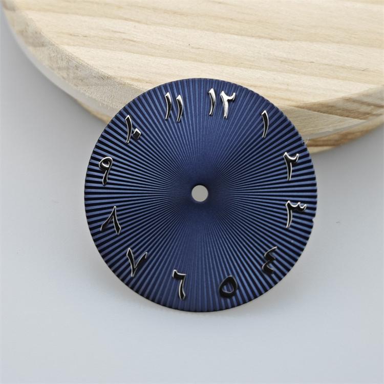 NH35 28.5MM Zifferblatt Uhr S Zifferblatt Arabisches Zifferblatt Leuchtendes Zifferblatt Geeignet für NH35 nh36 Uhrwerk Uhrenzubehör