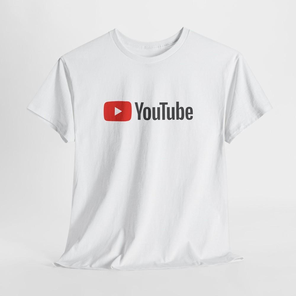 

YouTube T-Shirt – Unisex Creator Cotton Tee for Men Women or Media Fans 3XL