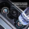Silicone Coaster Car Cup Mat Non-Slip Waterproof Slot Pads For BMW X3 X5 M5 M3 E46 E90 E60 F10 E39 F30 E36 G30 E87 E70 ZAH5