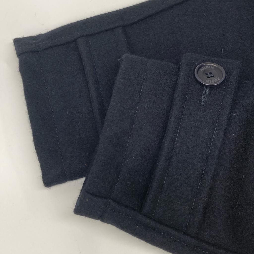 AUBIN [AUBIN] Black Wool Chester Coat Coat Small blackUsed