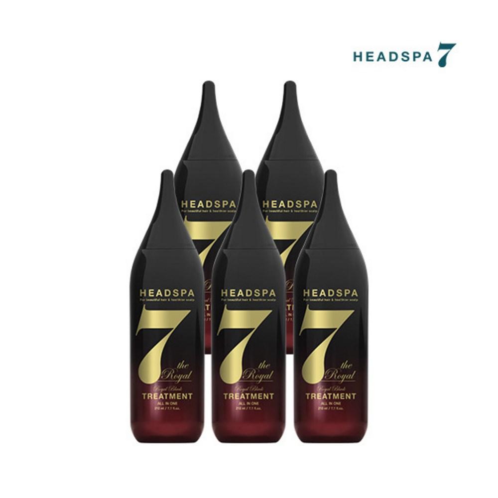 Headspa7 Royal Black Hair Treatment 210ml 5 pcs