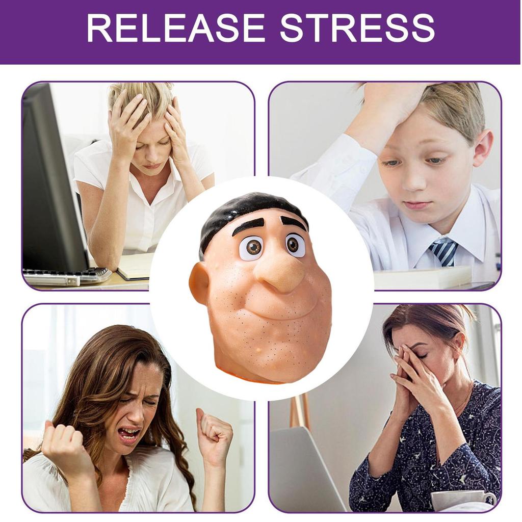 Pimple Popping Toy Silicone Facial Pimple Cleansing Toys Sensory Activities Funny for Teens Adults Students Office Home Desk