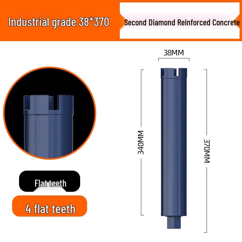 Beton için Elmas Çekirdekli Matkap Ucu - 63mm Su Soğutmalı Hızlı Dönerli Delme Aleti