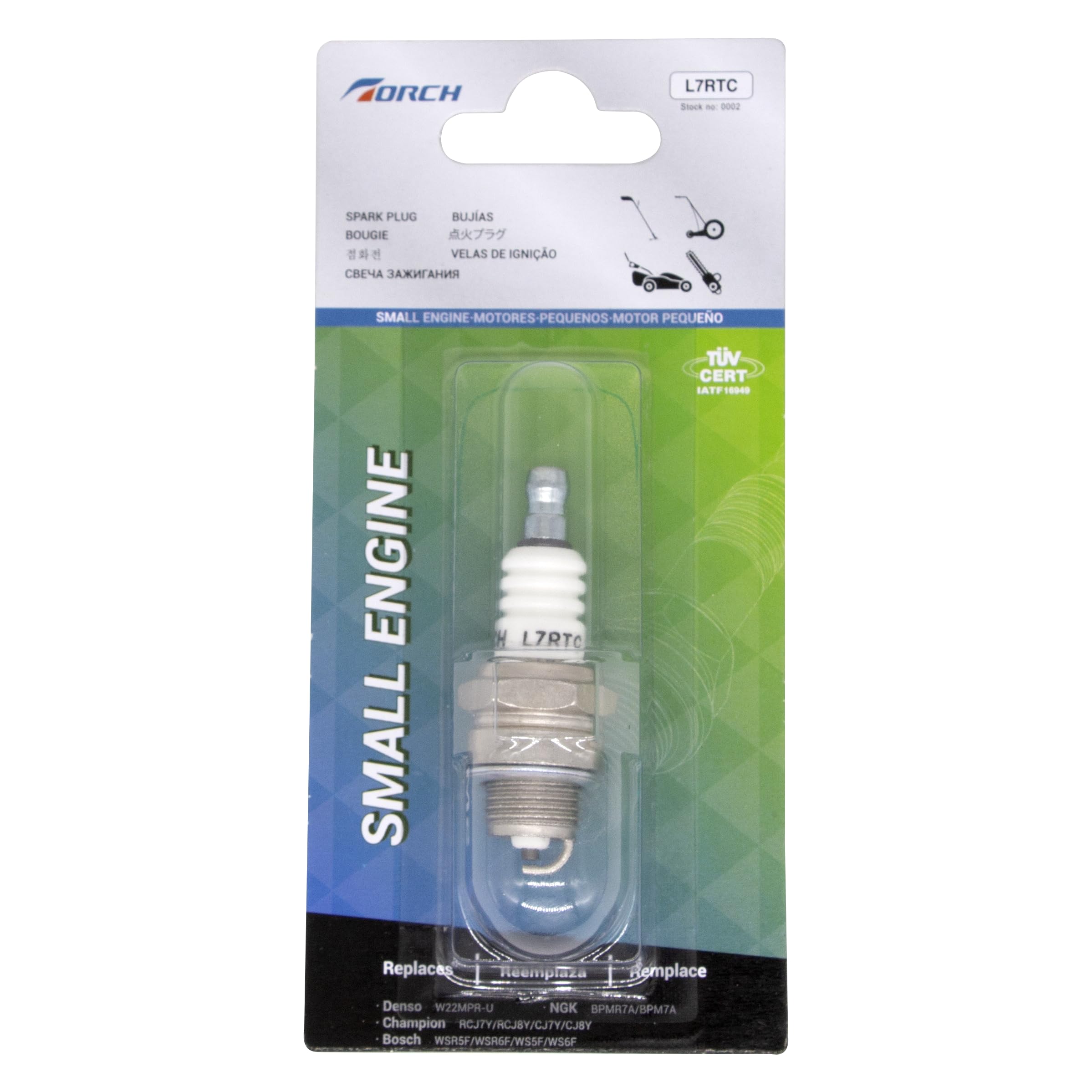 

1pc TORCH L7RTC General Plug Small (Integrated Terminal) Replacement NGK [4626] BPMR7A Spark Plug,