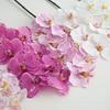High Quality Luxury Flowers Latex 8 Heads Butterfly Orchids Artificial Real Touch Phalaenopsis Orchid Wedding Decor