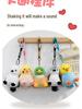 Small Plush Bird Keychain - Penguin & Parrot Figures Hanging Ornament