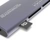 USB Type C All In One Card Reader Micro SD TF XD CF M2 MS Card Viewing Adapter Aluminum Alloy Memory 6 In 1 Card Writing Dongle